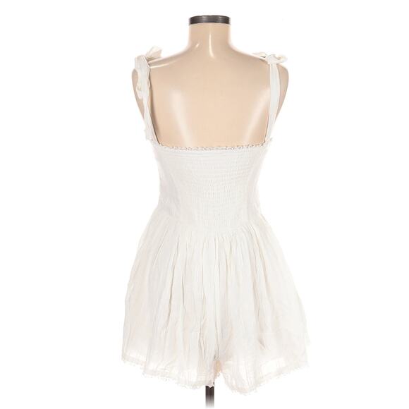 Show Me Your Mumu Regal Cotton Romper in White S - Picture 8 of 12